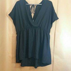 Nwt torrid size 5 black blouse